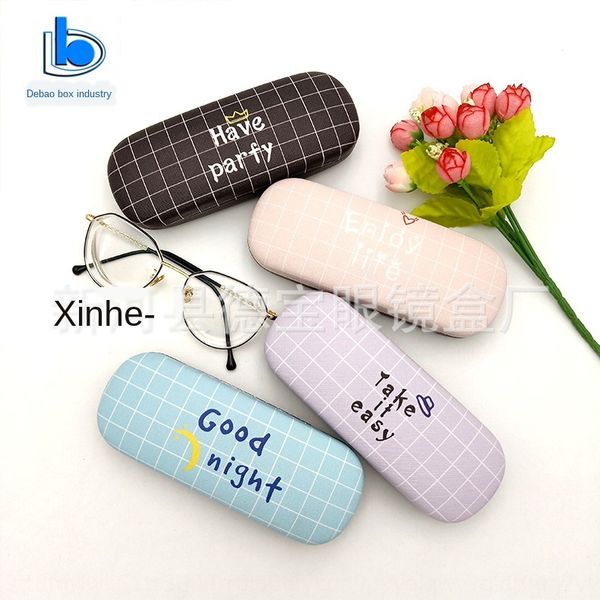 

cartoon english letter myopia eye is not good myopia storage box no money tiktok popular storage box, Blue