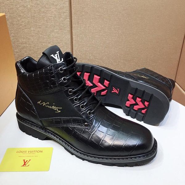 

drop ship oberkampf ankle boot mens shoes herren luxus marken schuhe outdoor walking footwears fashion plus size lightweight men boots sale, Black