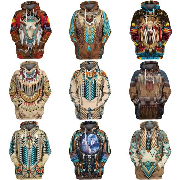 

3d digital print mens designer hoodies casual big pocket cartoon character print mens hoodies males clothing#981, Black