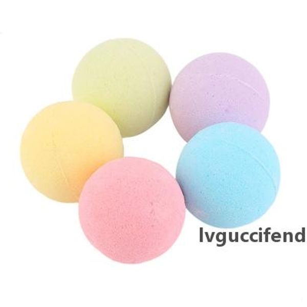 

40g natural bubble bath bomb ball 5 colors natural sooth whiten bubble baths salt ball essential oil spa shower ball