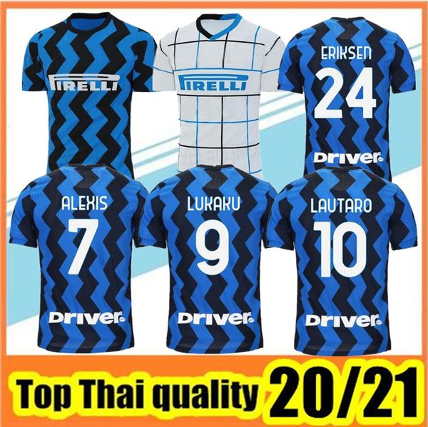 

eriksen lukaku lautaro skriniar 2020 2021 milan soccer jersey sensi barella jersey 20 21 football shirts men uniform, Black;yellow
