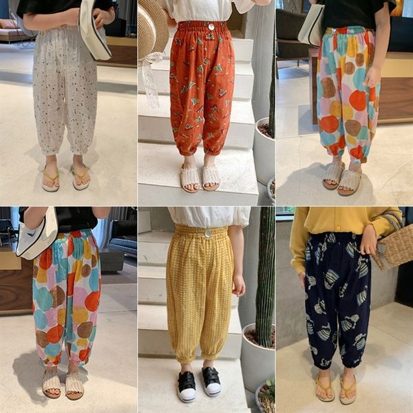 

mk3js yibang people 2020 new girls bloomers panty panty korean style foreign style anti-mosquito pants baby summer clothes lantern pants chi, Blue