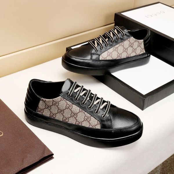 

drop ship mens shoes comfortable outdoor walking shoes fashion classic leather casual low vintage men shoes scarpe sportive da uomo, Black