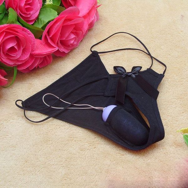 

t-shaped underpants underpants women's t-shaped underwear double thin belt multi-color egg jumping underwear, Black;white