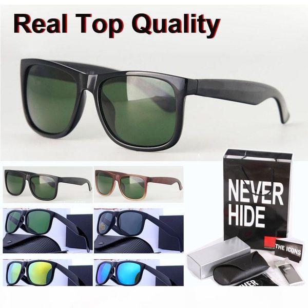 

sunglasses men women brand designer plank frame glass lens oculos de sol with original box, packages, accessories, everything, White;black