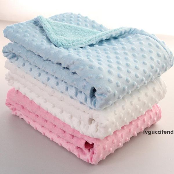 

baby blanket four seasons universal swaddled scarf many colour foamed velvet double deck child newborn bath towel selling 13 9xp p1