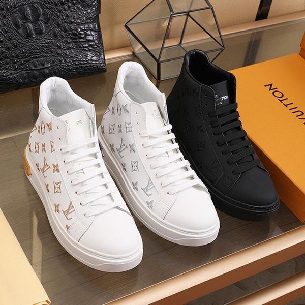 

lightweight mens shoes outdoor walking footwears vintage lace -up high plus size men shoes calzado deportivo para hombre, Black