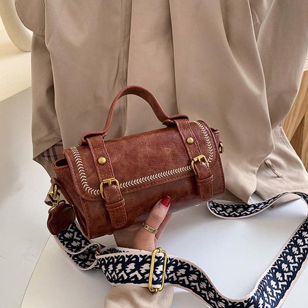 

ретро леди сумочка crossbody сумки для женщин vintage solid color all-матч роскошные сумки женские сумки конструктора bolsas de mujer