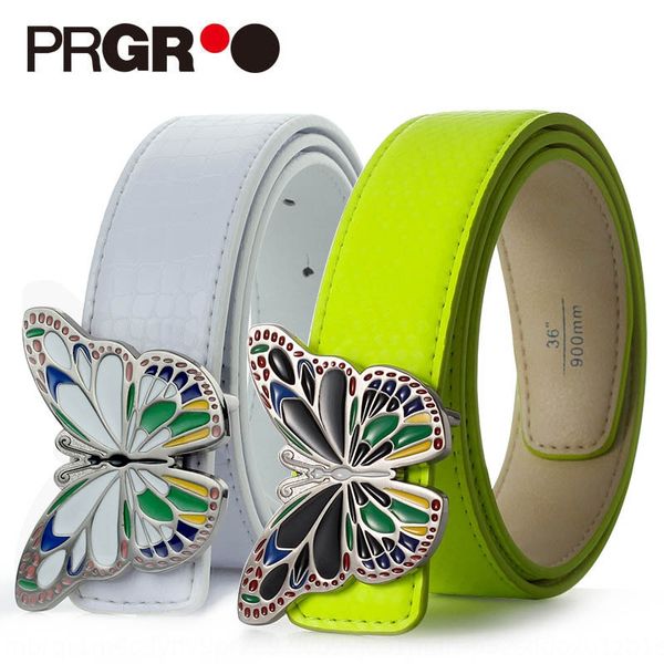 

bow belt prgr women's fashion sportswear butterfly sportswear cute korean all-match golf sports clothing leisure belt, Black;brown