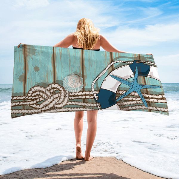 

hawaii ins wind bath towel new style ocean beach towel creative printing sunscreen shawl quick-drying towel