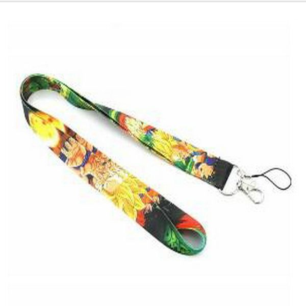 

dragonball z goku sayajins master roshi neck strap lanyards keys id card mobile phone strap badge holder rope anime key leather key rncwm