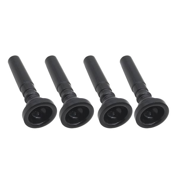

4pcs trumpet mouthpiece for trumpeter brass instrument parts diy, black
