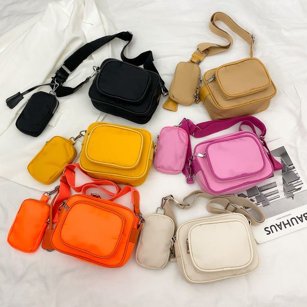 

women bag oxford flap fashion solid zipper composite bag korean ladylike shoulder bags high-capacity handbag purse designer