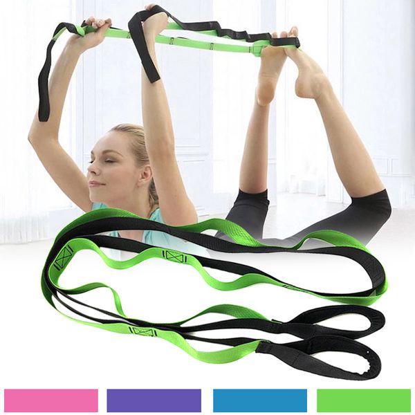 

resistance bands multifunction pilates yoga elastic rope body workout band stretch sculpt twisting bhd2