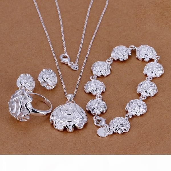 

лучший подарок инкрустированные стрекоз стерлингового серебра гальваническим комплект ювелирных изделий для женщин es328, моды 925 серебряно, Black