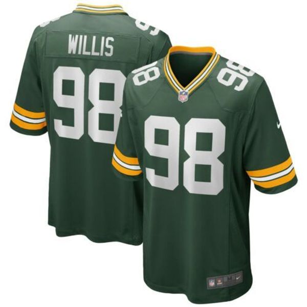 

gerald willis #98 men's green xs-5xl stitched football jerseys, Gray