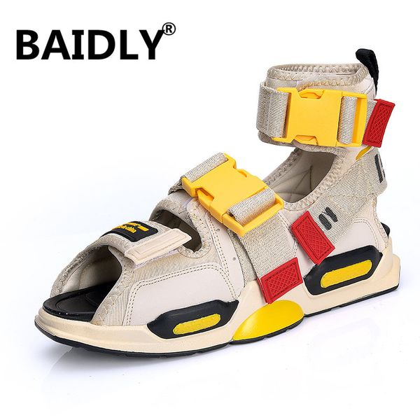 

men sandals casual roman shoes men breathable outdoor beach sandals new summer light sandalias shoes summer chanclas, Black