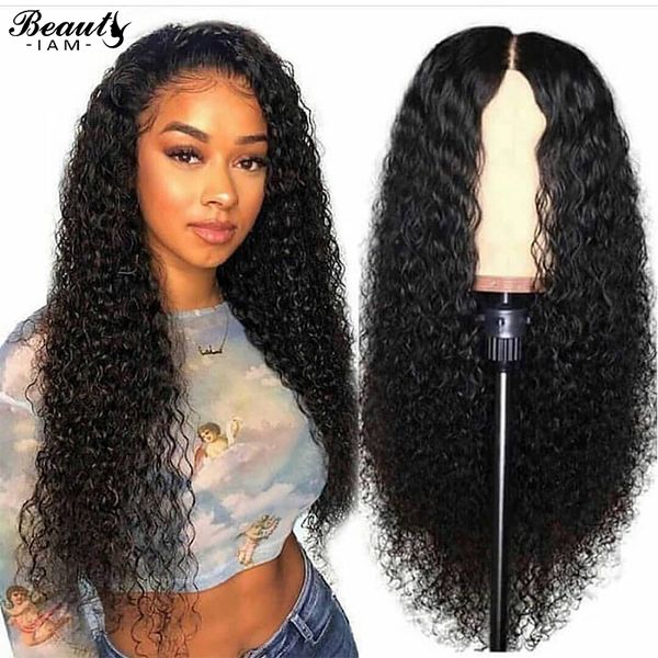 

ws ws s curly hair pre plucked glueless full lace wig human hair with baby hair, Black