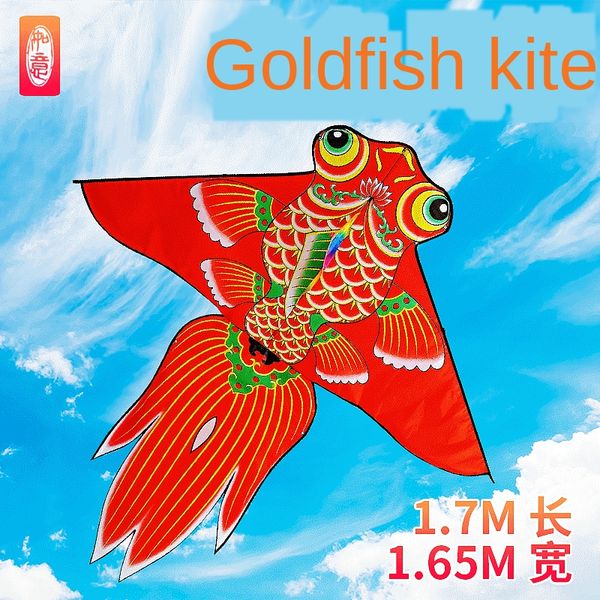 

новый вэйфан детского мультфильма нью-вэйфан детского кайта золотая рыбка большого взрослый мягкий бриз легко летать начинающее novice змея