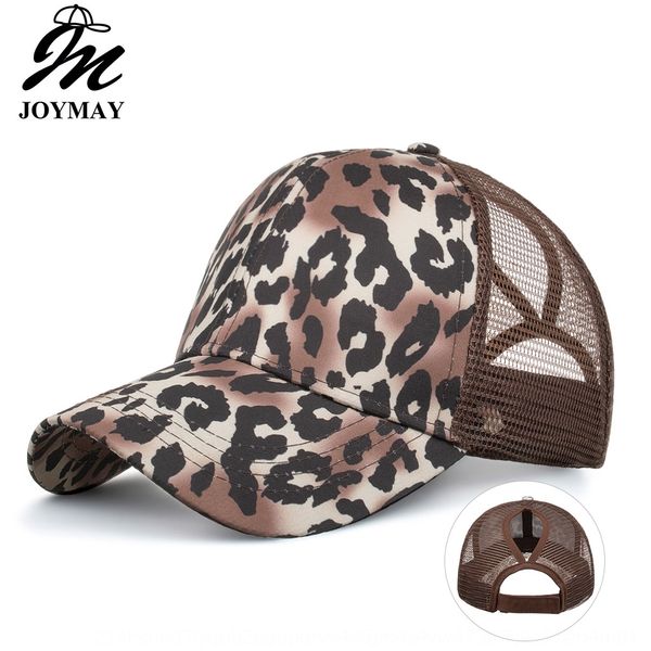 

leopard-print tiger-print ponytail baseball net baseball hair cap sun cap b717, Blue;gray