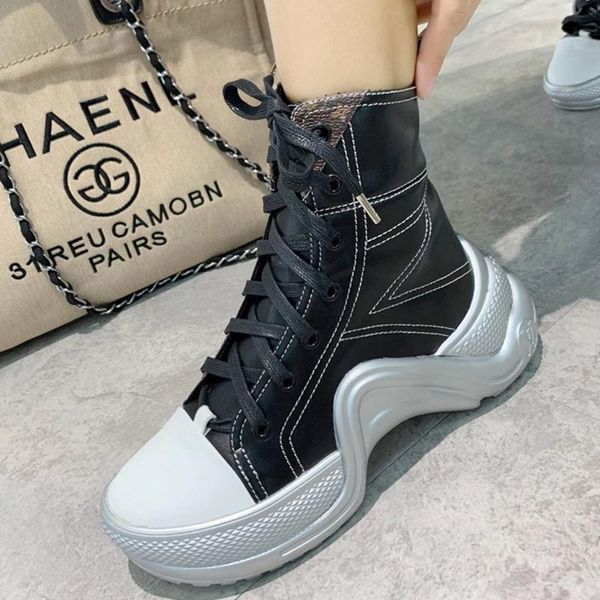 

2020n new official website also released luxury women's casual fashion socks shoes, outdoor casual boots, fast delivery, Black