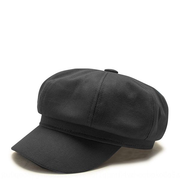 

2019 new women's light board fashion twill british leisure art beret octagonal hat octagonal hat beret, Blue;gray