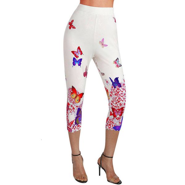 

fashion push up leggings women high waist solid elastic plus size jogger printing tight pants short leggings, Black