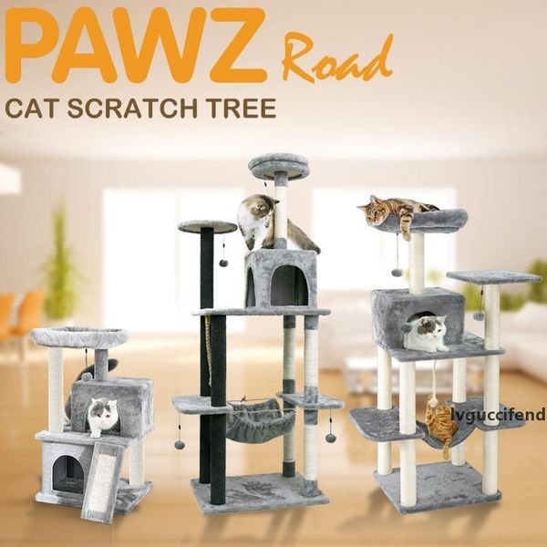 

pet cat tree condo house scratcher scratching post climbing tree toys for cat kitten protecting furniture fast domestic delivery t200330