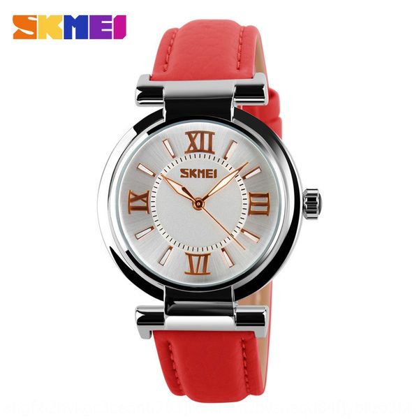 

shikemei women's quartz fashion waterproof fashion women's watch simple personality genuine leather korean quartz watch, Blue