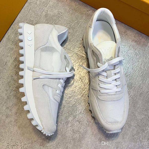 

2020 fashion mens shoes luxury runner sneaker sports breathable chaussures pour hommes with box lace -up men shoes casual luxury drop shippi