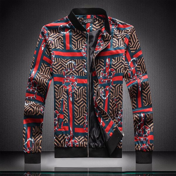 

2020 men's designer design jacket zipper shirt pattern fashionable men's jacket men's casual windbreaker winter outdoor cloth, Black;brown