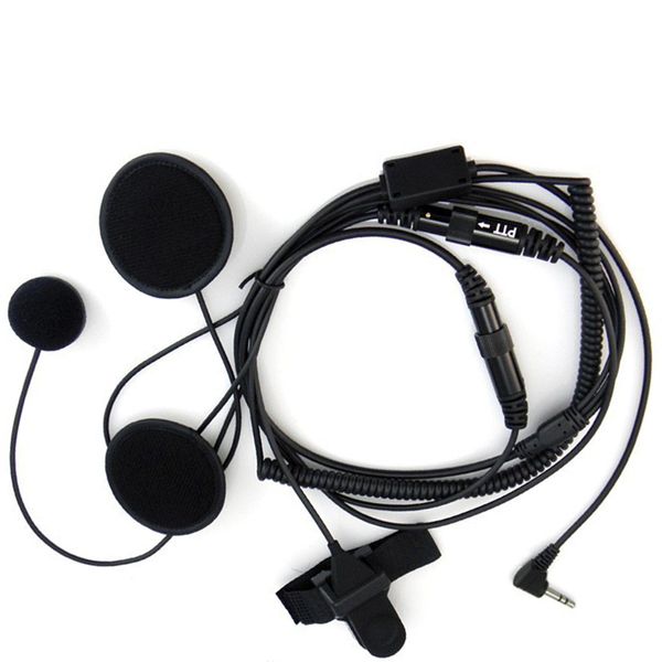 2,5 mm Vollgesichts-Close-Motorradhelm-Headset PTT für Motorola Tragbares Radio Walkie Talkie T5428 TLKR T80 T6 T60 T6500