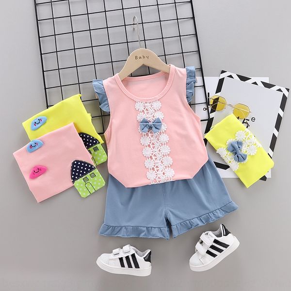 

ymgo5 baby sleeveless vest set thin summer clothes baby children and vest children's clothing girls pure cotton children's clothes
