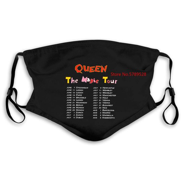

vintage queen a kind of magic europe tour 1986 качества перепечатка мужчина смешной маска женщина kids pm25 qitap