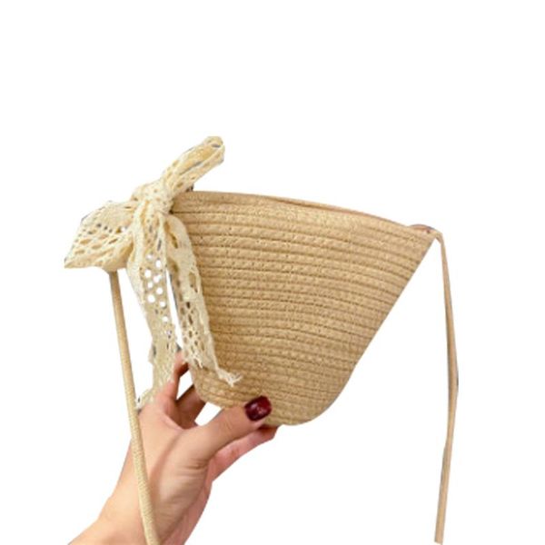 

женщины лето облегченно crossbody телефон кошелек модные сплетенные соломы мешок плеча дикого zipper ковш сумка с лентой лук