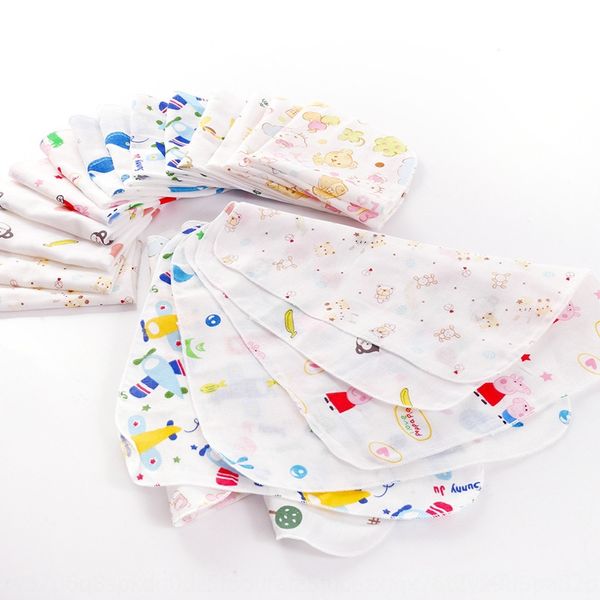 

single-layer thin gauze square children's newborn baby saliva towel newborn face towel handkerchief handkerchiefcleaning handkerchief