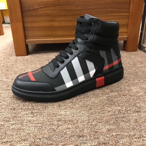 

new28 роскошь высоких мужская повседневная обувь моды дышащей спортивной обуви на открытом воздухе путешествия обувь оригинальный упаковка к, Black