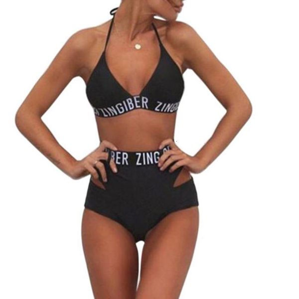 

women swimwear bandage bikini set brazilian biquini push up padded beach bathing suit high waist swimsuit 2020 new, White;black