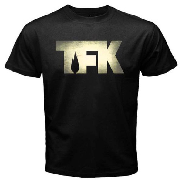 

бренд мужчины хлопок майка летом tfk thousand foot krutch рок-группа мужская мода футболка, Gray;blue