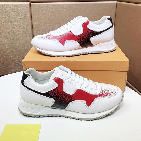 

run away sneaker mens shoes fashion classic vintage luxury shoes sports lace -up casual men shoes soft footwears with origin bo, Black