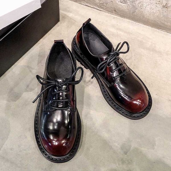 

round toe mature women shoes elegantcasual party shoes woman casual office lady autumn pumps lace up zapatos de mujer, Black