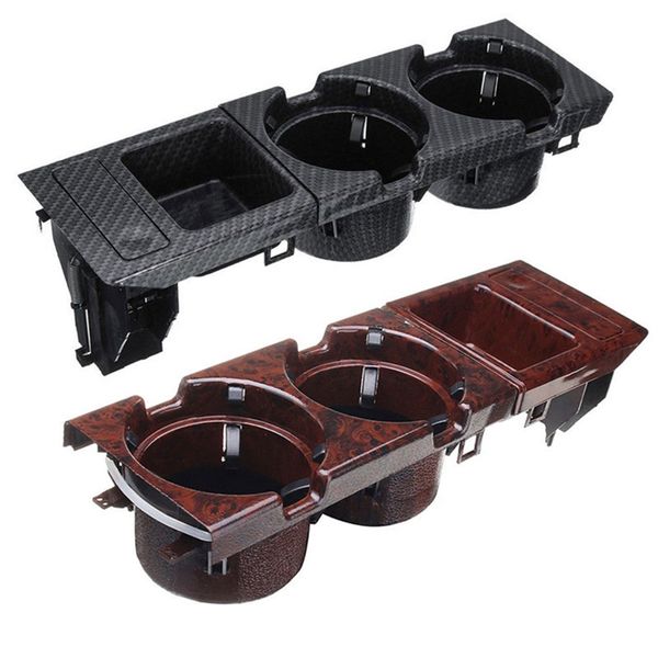 

double hole car front center console cup rack / change box water cup holder storing coin box for e46 3 series 1999-2005