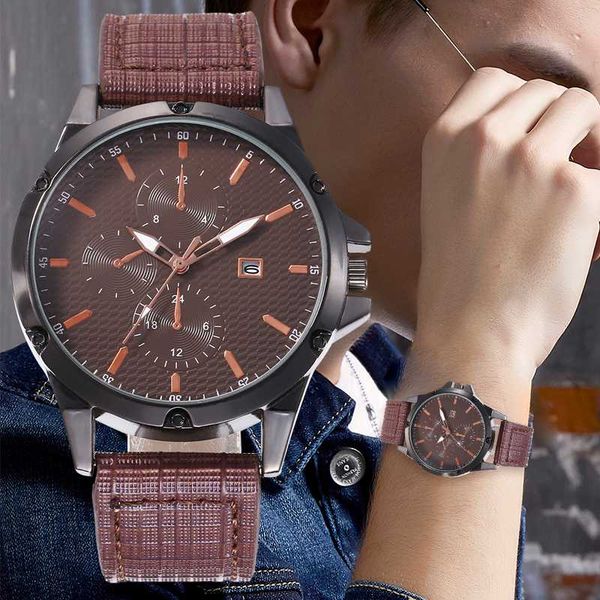 

brand new style vintage cow leather bracelet watch casual men wristwatches luxury male quartz watch relogio masculino hot, Slivery;brown