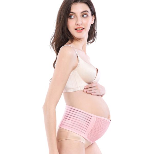 

safety maternity support belts pregnant postpartum corset belly bands maternity belly belt waist care abdomen support band, Black;gray