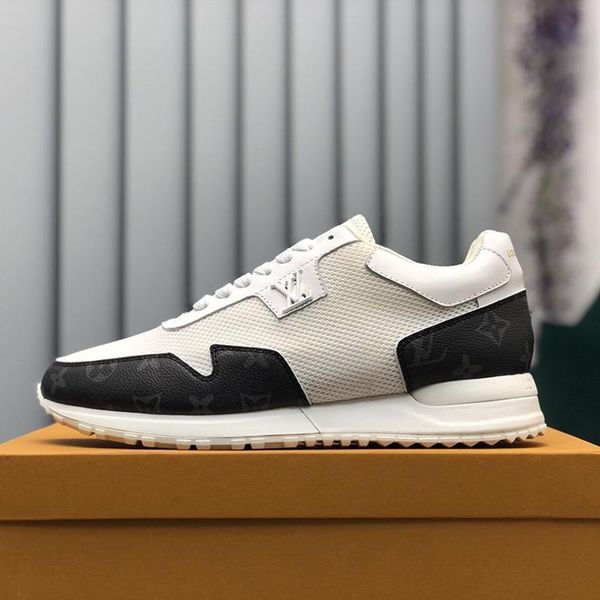 

2021-2020a new customized version of luxury design printed high -quality leather sneakers wild mens casual shoes mens banquet shoes size :38, Black
