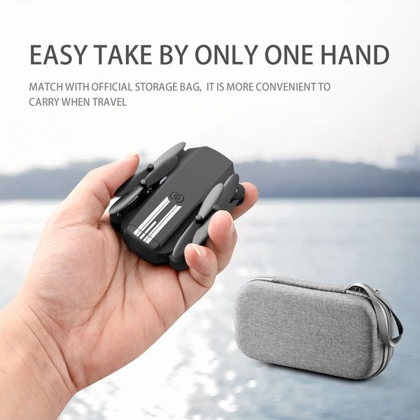 

2020 new mini drone 4k 1080p hd camera wifi fpv dron air pressure altitude hold black and gray foldable quadcopter rc drone toys