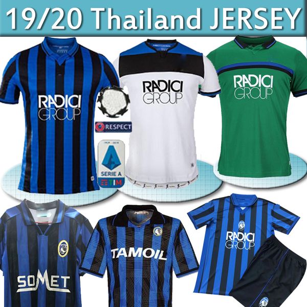 

thailand atalanta soccer jersey gomez 2020 .muriel ilicic football shirt new third kit de roon duvan retro atalanta jersey, Black;yellow