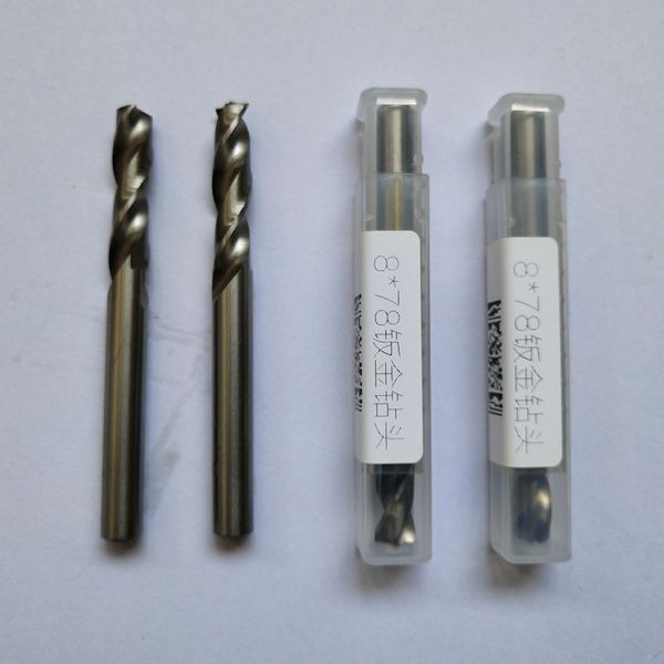 

new 2pcs d6/8mm hss co location drill spot welding drill bit solder joint separation for automobile sheet metal high quality