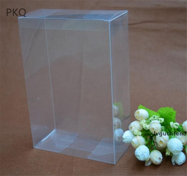 

20pcs 10 sizes reusable plastic box clear pvc packaging box present/boutique storage boxes party favors