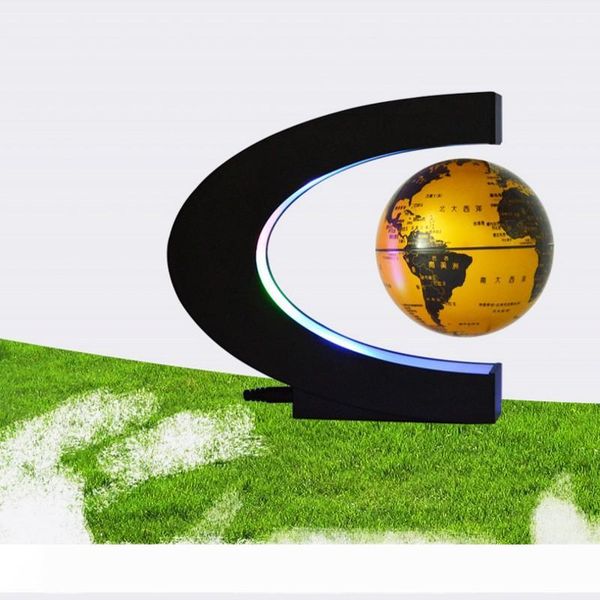 

novelty led night floating globe magnetic levitation light c shape led world map antigravity magic novel lamp birthday home dec